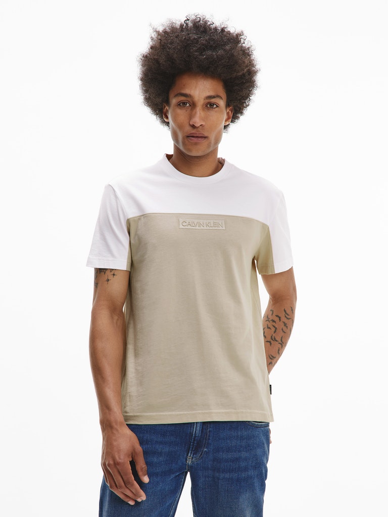 Calvin Klein - tonal color block t-shirt - men - dstore online