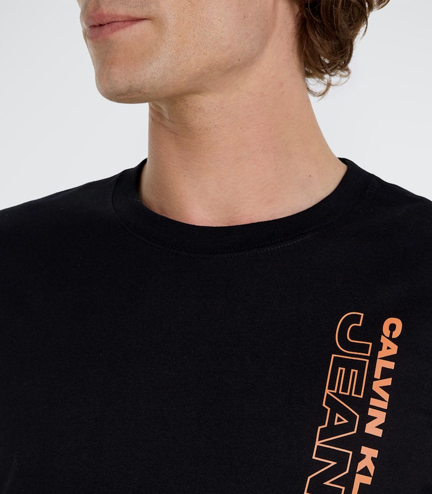 regular t-shirt outline Klein stacked men logo Jeans - - fit dstore online - Calvin